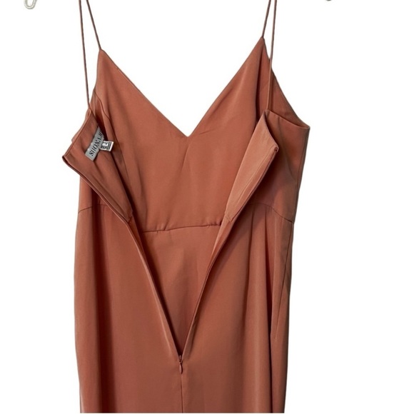 Shona Joy Core Cocktail Draped Dress in Pink Women's Size 2 Bridesmaid Event - Picture 13 of 16